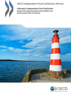OECD Independent Fiscal Institutions Review - Lithuania's Independent Fiscal Institution