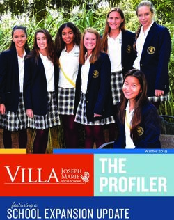 THE PROFILER SCHOOL EXPANSION UPDATE - featuring a - Villa Joseph Marie High ...