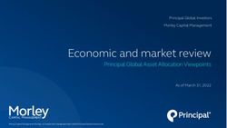 Economic and market review - Principal Global Asset Allocation Viewpoints Principal Global Investors - Morley Capital Management