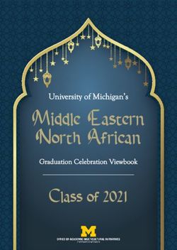 Middle Eastern North African - Class of 2021 - University of Michigan's