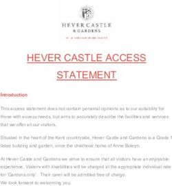 HEVER CASTLE ACCESS STATEMENT