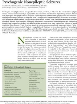 Psychogenic Nonepileptic Seizures - American Family Physician