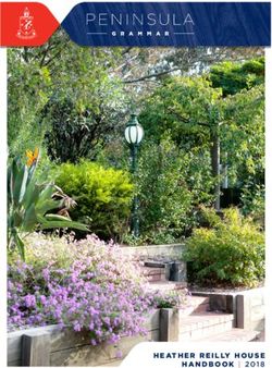 HEATHER REILLY HOUSE HANDBOOK | 2018 - Peninsula Grammar