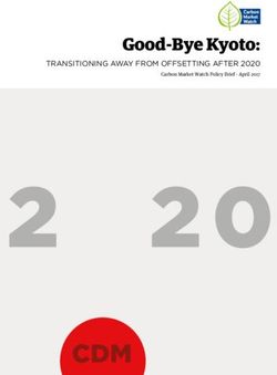 Good-Bye Kyoto: TRANSITIONING AWAY FROM OFFSETTING AFTER 2020 - Carbon Market Watch Policy Brief April 2017