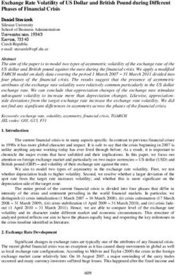 Exchange Rate Volatility of US Dollar and British Pound during Different Phases of Financial Crisis Daniel Stavárek