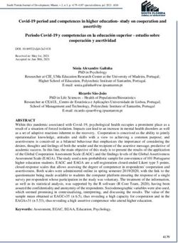 Covid-19 period and competences in higher educationstudy on cooperation and Periodo Covid-19 y competencias en la educaci&oacute;n superior - estudio sobre