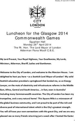 Luncheon for the Glasgow 2014 Commonwealth Games