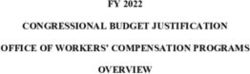 CONGRESSIONAL BUDGET JUSTIFICATION OFFICE OF WORKERS' COMPENSATION PROGRAMS - OVERVIEW FY 2022