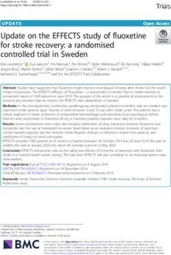 Update on the EFFECTS study of fluoxetine for stroke recovery: a randomised controlled trial in Sweden