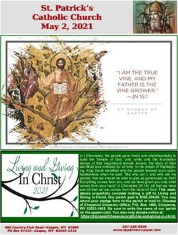 St. Patrick's Catholic Church May 2, 2021