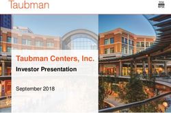 Taubman Centers, Inc - Investor Presentation September 2018