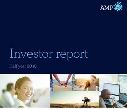 Investor report Half year 2018 - AMP