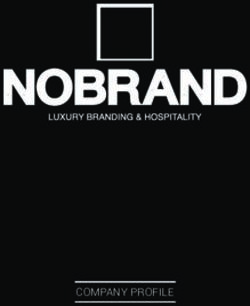 COMPANY PROFILE - NOBRAND Agency