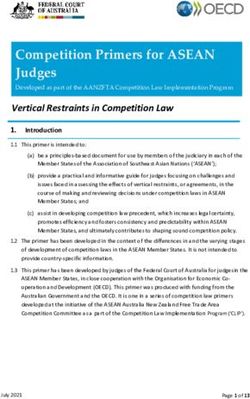 Competition Primers for ASEAN Judges - OECD