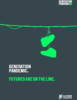 GENERATION PANDEMIC. FUTURES ARE ON THE LINE.