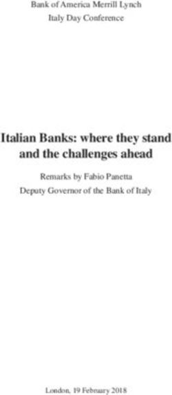 Italian Banks: where they stand and the challenges ahead - Bank of America Merrill Lynch Italy Day Conference - Remarks by Fabio Panetta Deputy ...