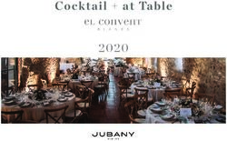Cocktail + at Table 2020 - Jubany Events