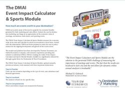 The DMAI Event Impact Calculator & Sports Module