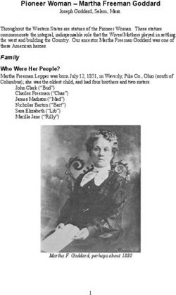 Pioneer Woman - Martha Freeman Goddard