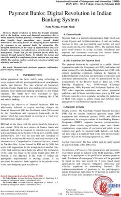 Payment Banks: Digital Revolution in Indian Banking System