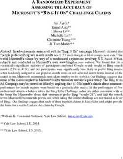 MICROSOFT'S "BING IT ON" CHALLENGE CLAIMS