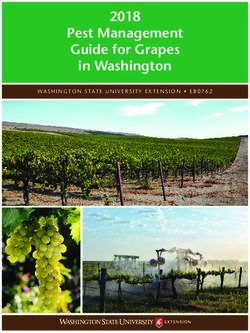 Pest Management Guide for Grapes in Washington - 2018 WASHINGTON STATE UNIVERSITY EXTENSION EB0762