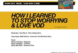 How I Learned to Stop worryIng & Love vod