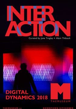 DIGITAL DYNAMICS 2018 - Curated by Jane Tingley + Alain Thibault