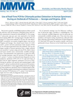 Use of Real-Time PCR for Chlamydia psittaci Detection in Human Specimens During an Outbreak of Psittacosis - Georgia and Virginia, 2018 - CDC