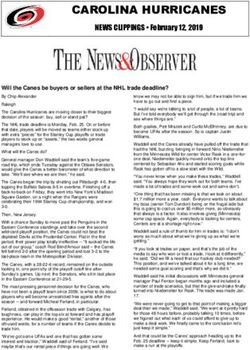 CAROLINA HURRICANES NEWS CLIPPINGS February 12, 2019 - NHL.com