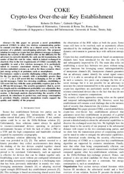 COKE Crypto-less Over-the-air Key Establishment