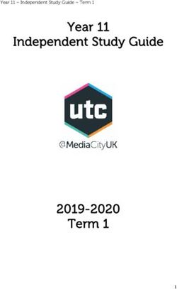 Year 11 Independent Study Guide - 2019-2020 Term 1 - Year 11 - Independent Study Guide - Term 1 - UTC ...