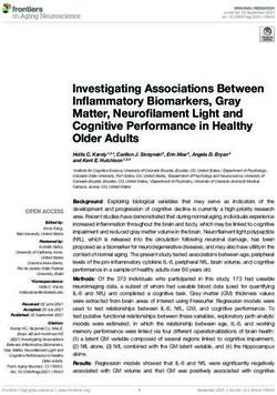 Investigating Associations Between Inflammatory Biomarkers, Gray Matter, Neurofilament Light and Cognitive Performance in Healthy Older Adults