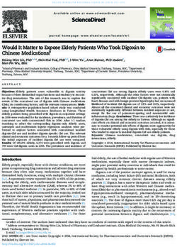 Would It Matter to Expose Elderly Patients Who Took Digoxin to Chinese Medications?