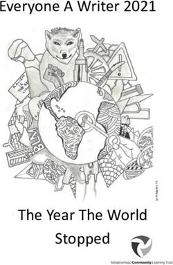 Everyone A Writer 2021 - The Year The World Stopped