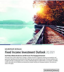 Fixed Income Investment Outlook 2Q 2021 - NEUBERGER BERMAN