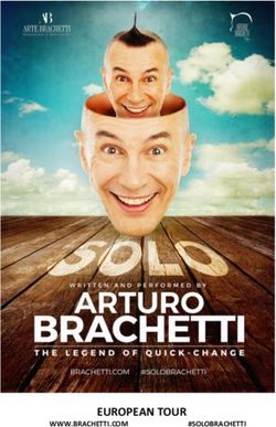 EUROPEAN TOUR WWW.BRACHETTI.COM - Arturo Brachetti