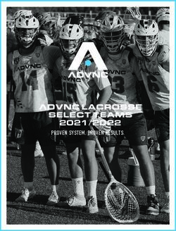 2021/2022 PROVEN SYSTEM. PROVEN RESULTS - ADVNC ...