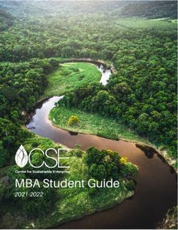 MBA Student Guide 2021-2022 - Center for Sustainable Enterprise
