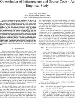 Co-evolution of Infrastructure and Source Code - An Empirical Study