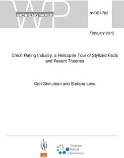 Credit Rating Industry: a Helicopter Tour of Stylized Facts and Recent Theories Doh-Shin Jeon and Stefano Lovo - IDEI-762