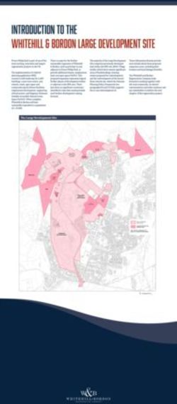 Introduction to the Whitehill & Bordon Large Development Site - East Hampshire District Council