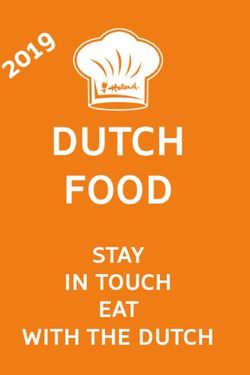 DUTCH FOOD STAY 2019 - Agroberichten Buitenland