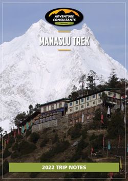MANASLU TREK - 2022 TRIP NOTES - Adventure Consultants