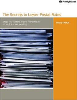 The Secrets to Lower Postal Rates - White paper