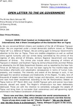 OPEN LETTER TO THE UK GOVERNMENT - Aiga Forum