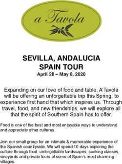 SEVILLA, ANDALUCIA SPAIN TOUR - April 28 - May 8, 2020 - atavola boise