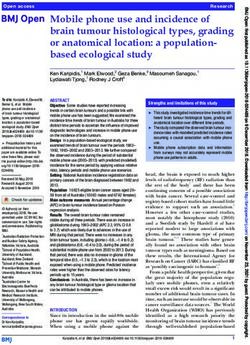 Mobile phone use and incidence of brain tumour histological types, grading or anatomical location: a populationbased ecological study