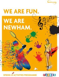 WE ARE FUN. WE ARE NEWHAM - SPRING 23 ACTIVITIES PROGRAMME
