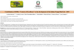 Contribution of ISPRA "Centers of Excellence" to the development of the Italian Fungal Red List 2019